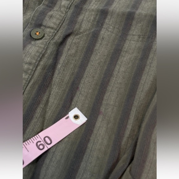 Columbia Youth Boys Longe Sleeve‎ Striped Camp Shirt Green size M Outdoors PFG - Picture 16 of 16